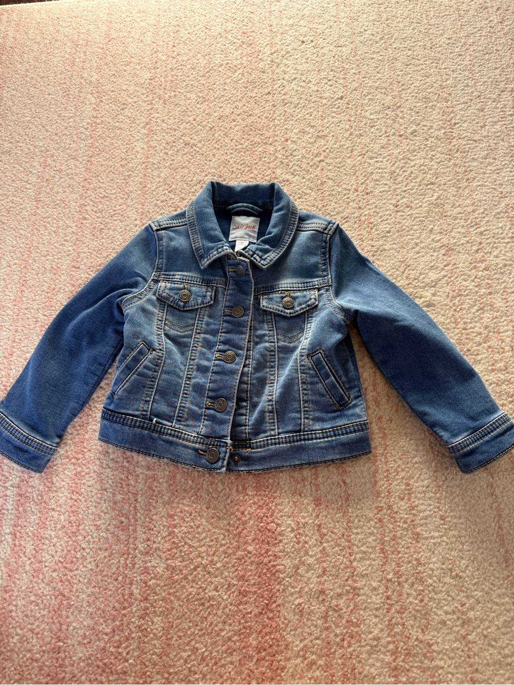 Cat & Jack Blue Denim Jacket for Toddler Girls